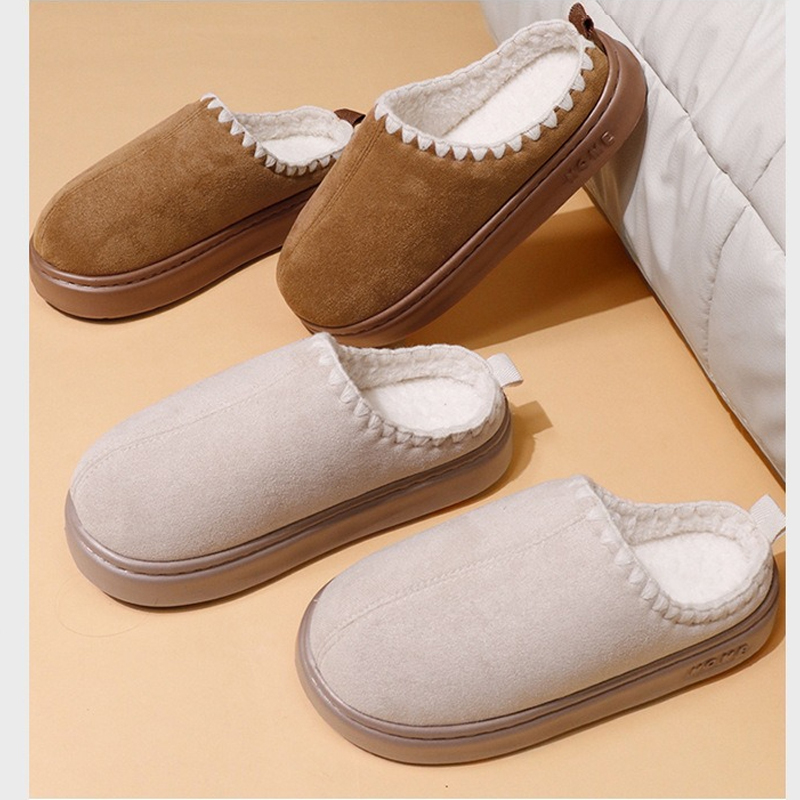 Men'S Shoes Grip - Домашние тапочки, женские зимние теплые плюшевые