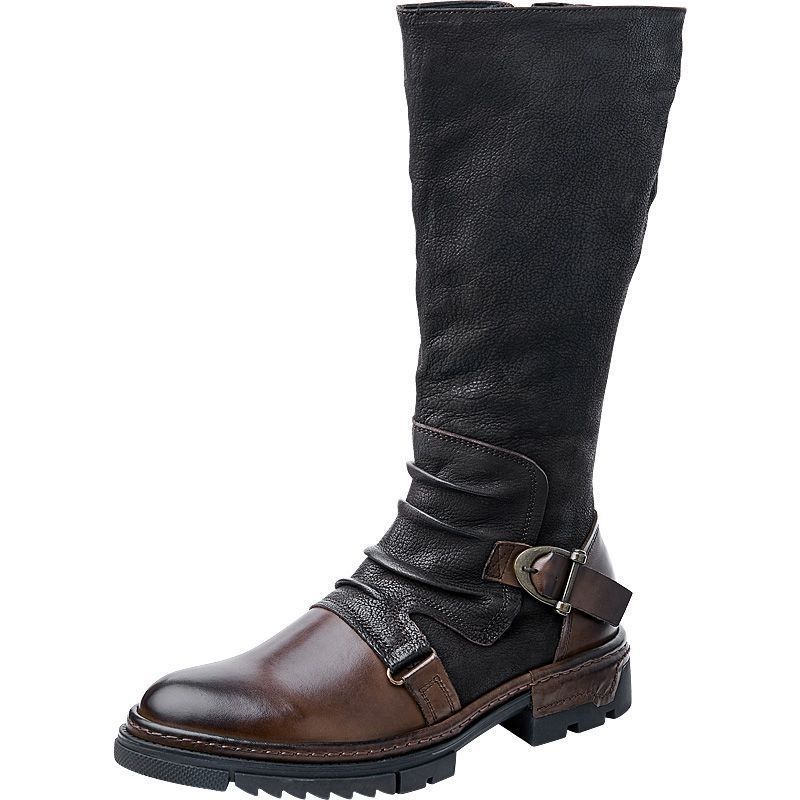 Men'S Shoes Louis Vuitton - Мужские кожаные мотоциклетные ботинки в стиле