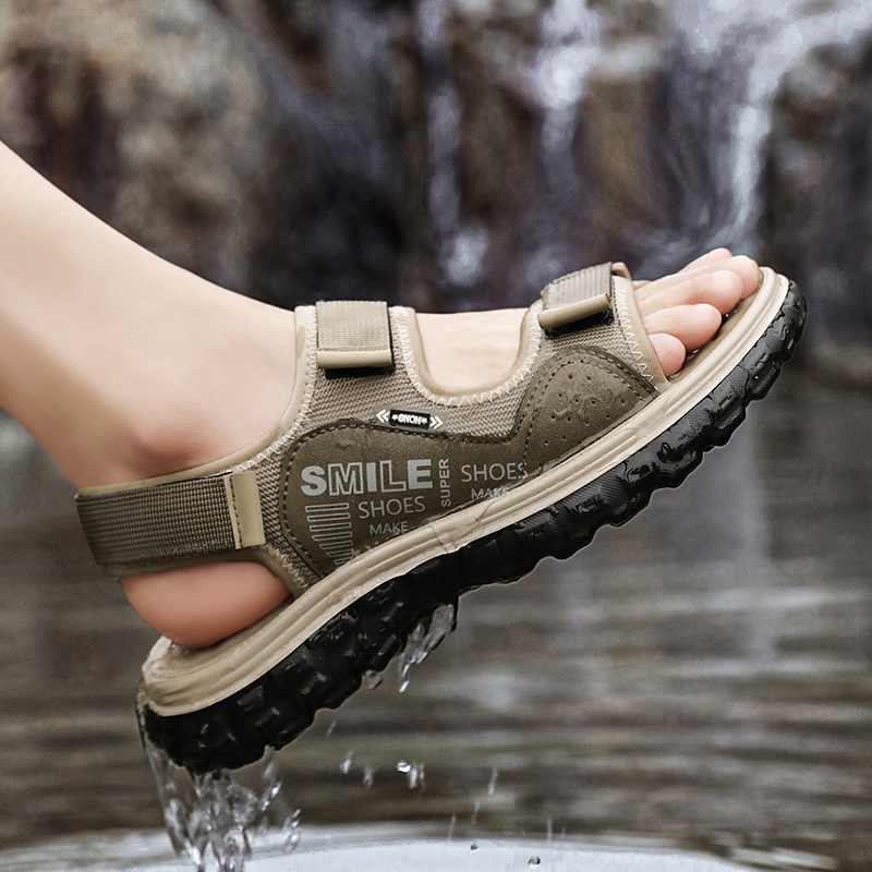 Men Shoes Velcro - Мужские летние сандалии 2026 года, новые,