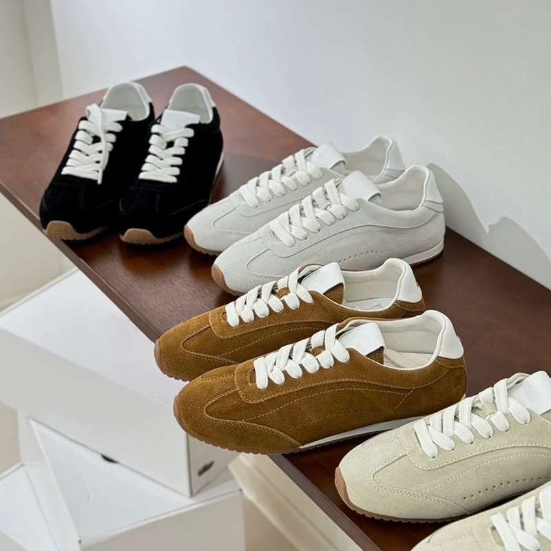 Men'S Shoes Daily Use - Женская повседневная обувь унисекс, замшевые кроссовки