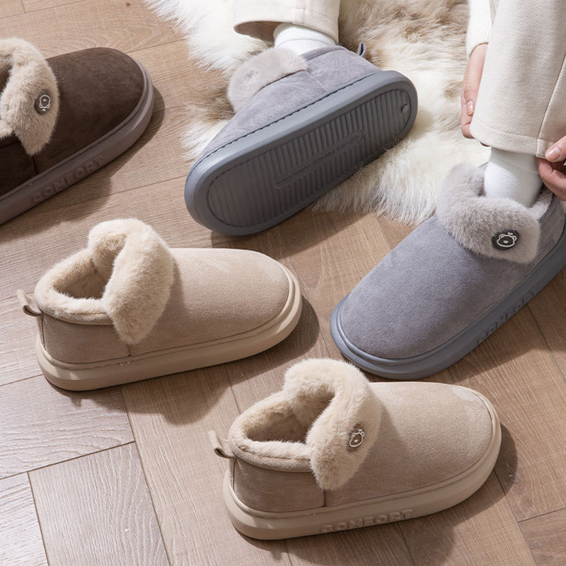 Men'S Shoes Grip - Домашние нечеткие тапочки женские пушистые зимние