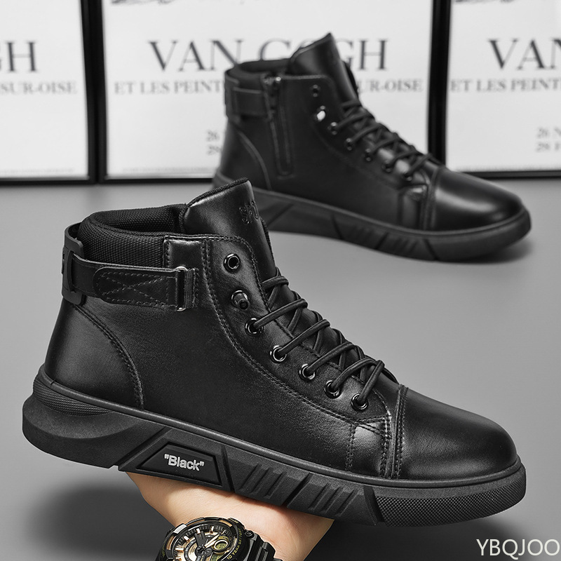 Men'S Shoes Daily Use - Новые весенне-осенние простые удобные высокие мужские