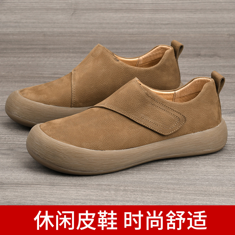 Men Shoes Velcro - Мужские повседневные лоферы 2026 года: новые,