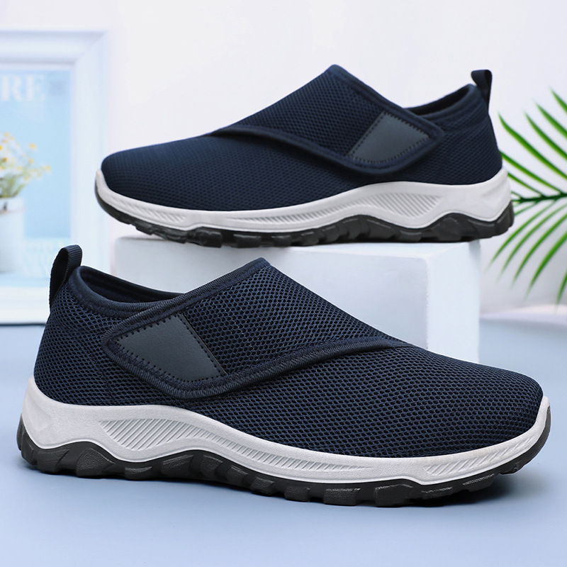 Новые летние мужские сетчатые  – обзор и цена Men Shoes Velcro
