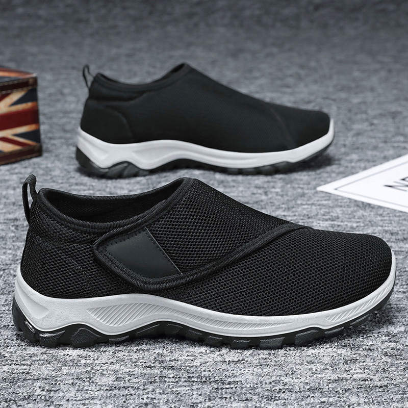 Новые летние мужские сетчатые  – обзор и цена Men Shoes Velcro