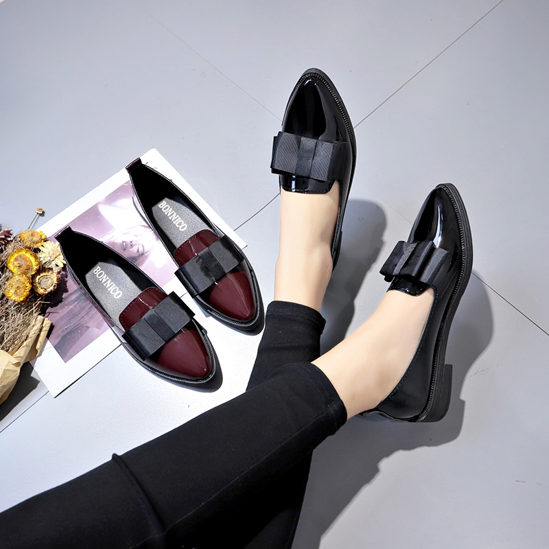 Черные/бордовые лакированные т – обзор и цена Dress Shoe Pointed