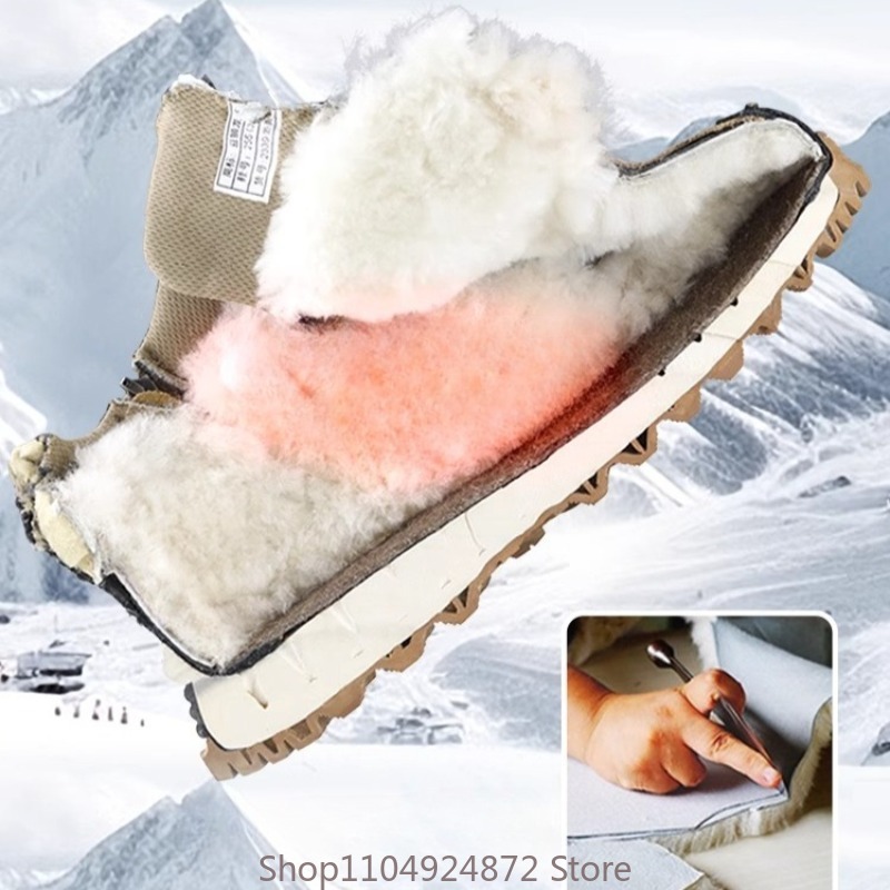 Зимняя теплая шерстяная хлопко – обзор и цена Men'S Shoes Daily Use