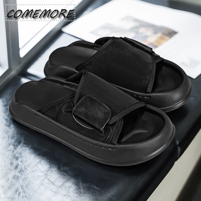 Мужские толстоподошвенные тапо – обзор и цена Men Shoes Velcro