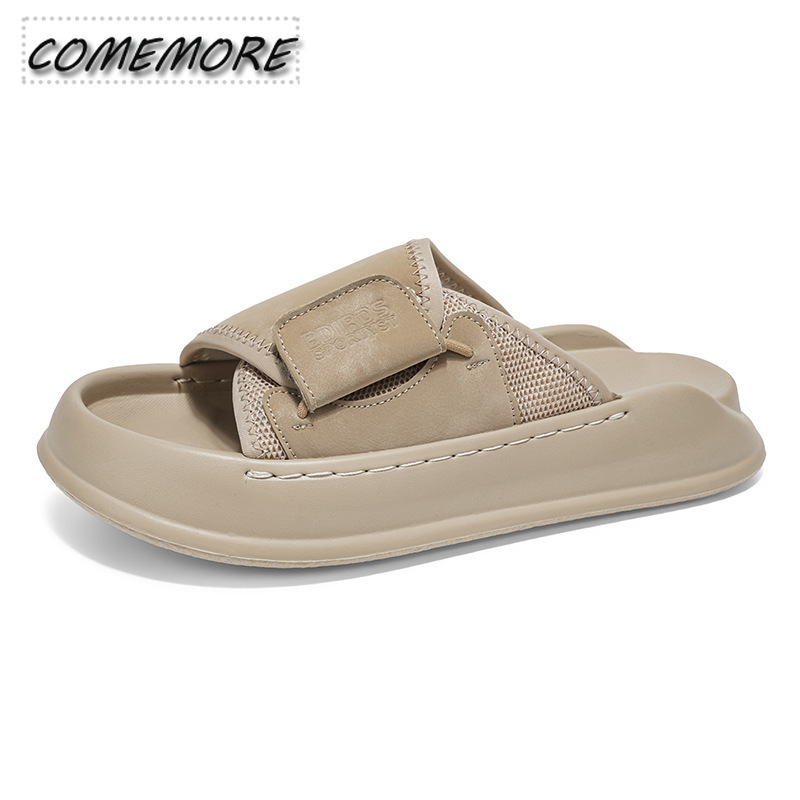 Мужские толстоподошвенные тапо – обзор и цена Men Shoes Velcro
