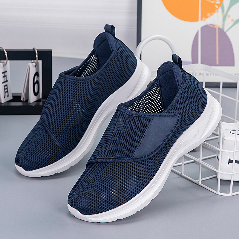 Мужские летние дышащие сетчаты – обзор и цена Men Shoes Velcro