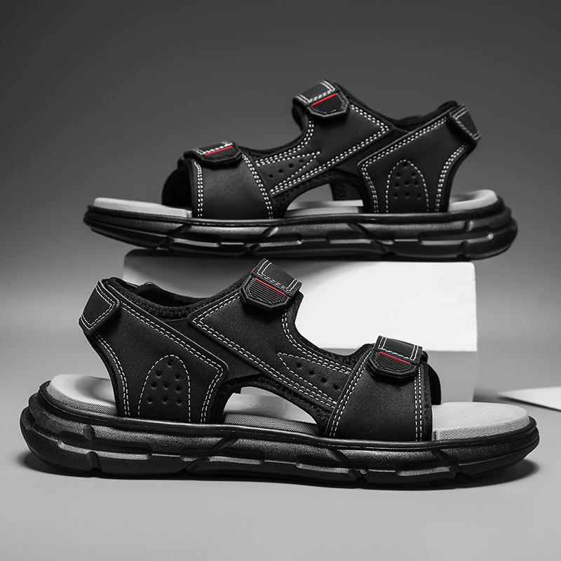 Мужские летние уличные сандали – обзор и цена Men Shoes Velcro