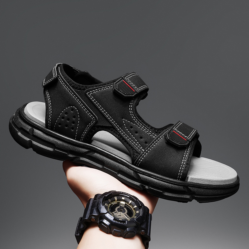 Мужские летние уличные сандали – обзор и цена Men Shoes Velcro