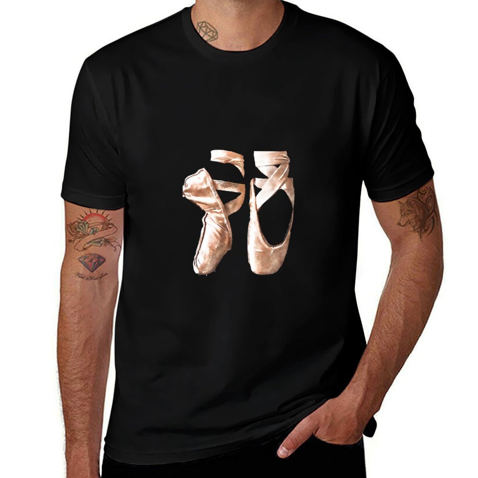 Футболка с принтом балетных ту – обзор и цена Men Shoes Essentials